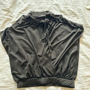 ZARA front tie shirt